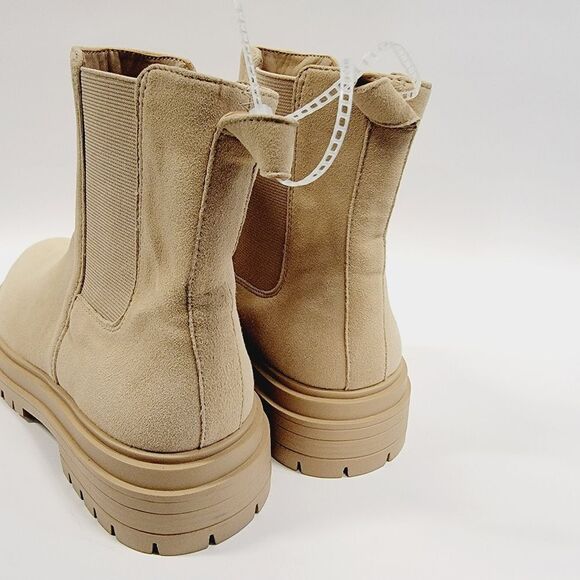 Gianni Bini Marvin Suede Lug Chelsea Combat Boot Size 8.5 9.5 NWT - Picture 5 of 8